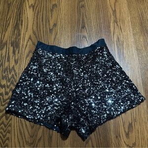 French Connection Lucinda Sequin Shorts - party shorts